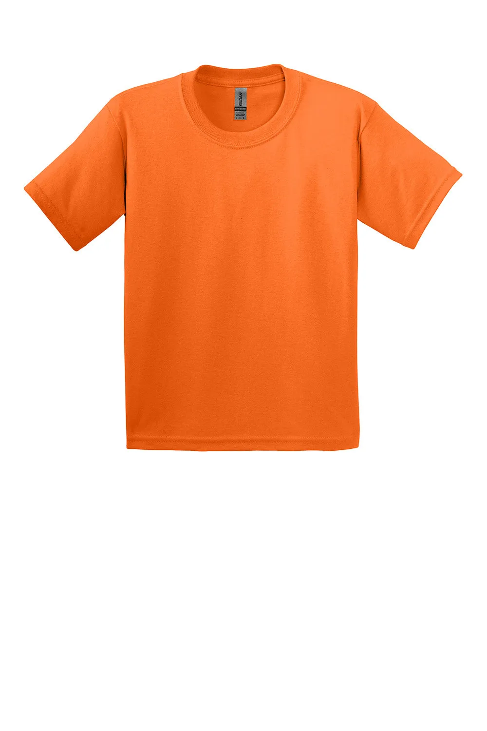 Gildan Youth Ultra Short Sleeve Crewneck T-Shirt - Safety Orange