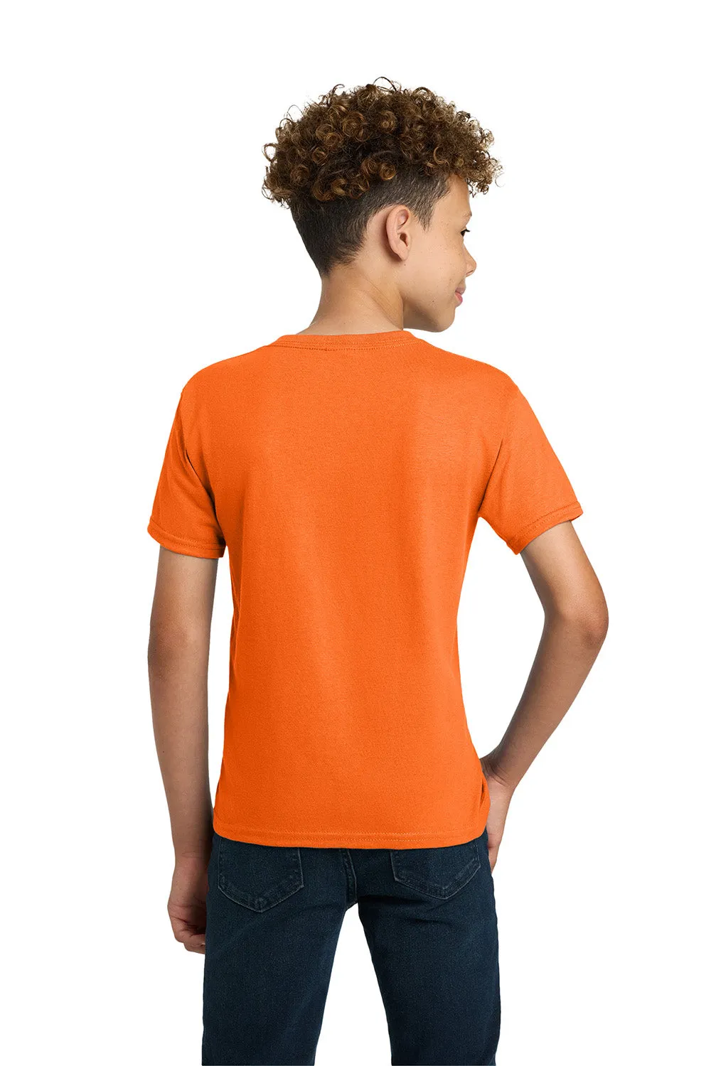 Gildan Youth Ultra Short Sleeve Crewneck T-Shirt - Safety Orange