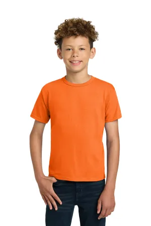 Gildan Youth Ultra Short Sleeve Crewneck T-Shirt - Safety Orange