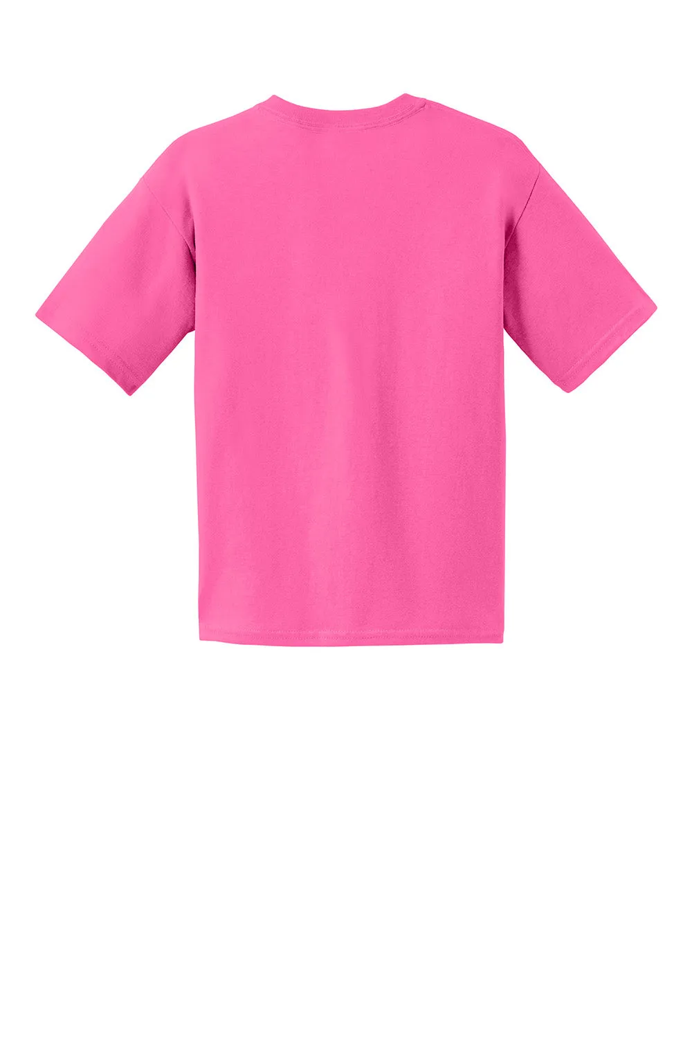 Gildan Youth Ultra Short Sleeve Crewneck T-Shirt - Safety Pink