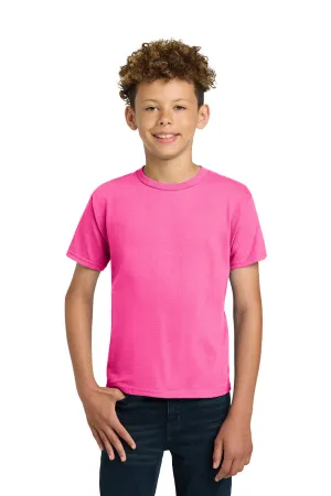 Gildan Youth Ultra Short Sleeve Crewneck T-Shirt - Safety Pink