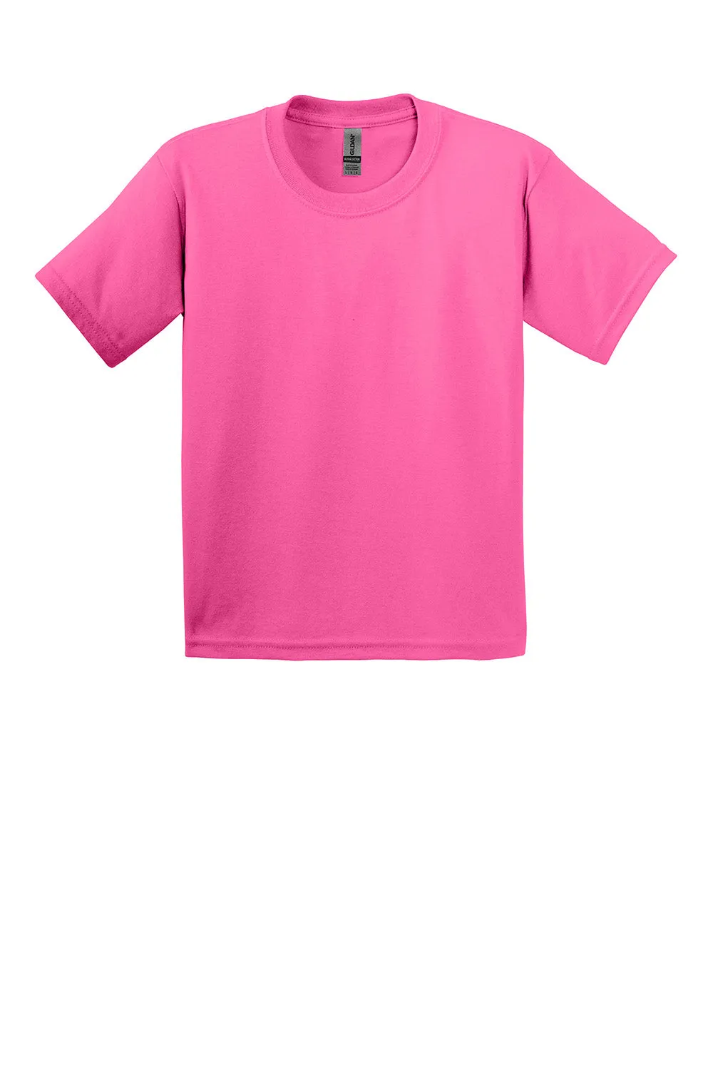 Gildan Youth Ultra Short Sleeve Crewneck T-Shirt - Safety Pink