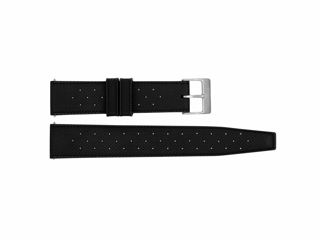 Gnomon FKM Pacific Rubber Strap Black