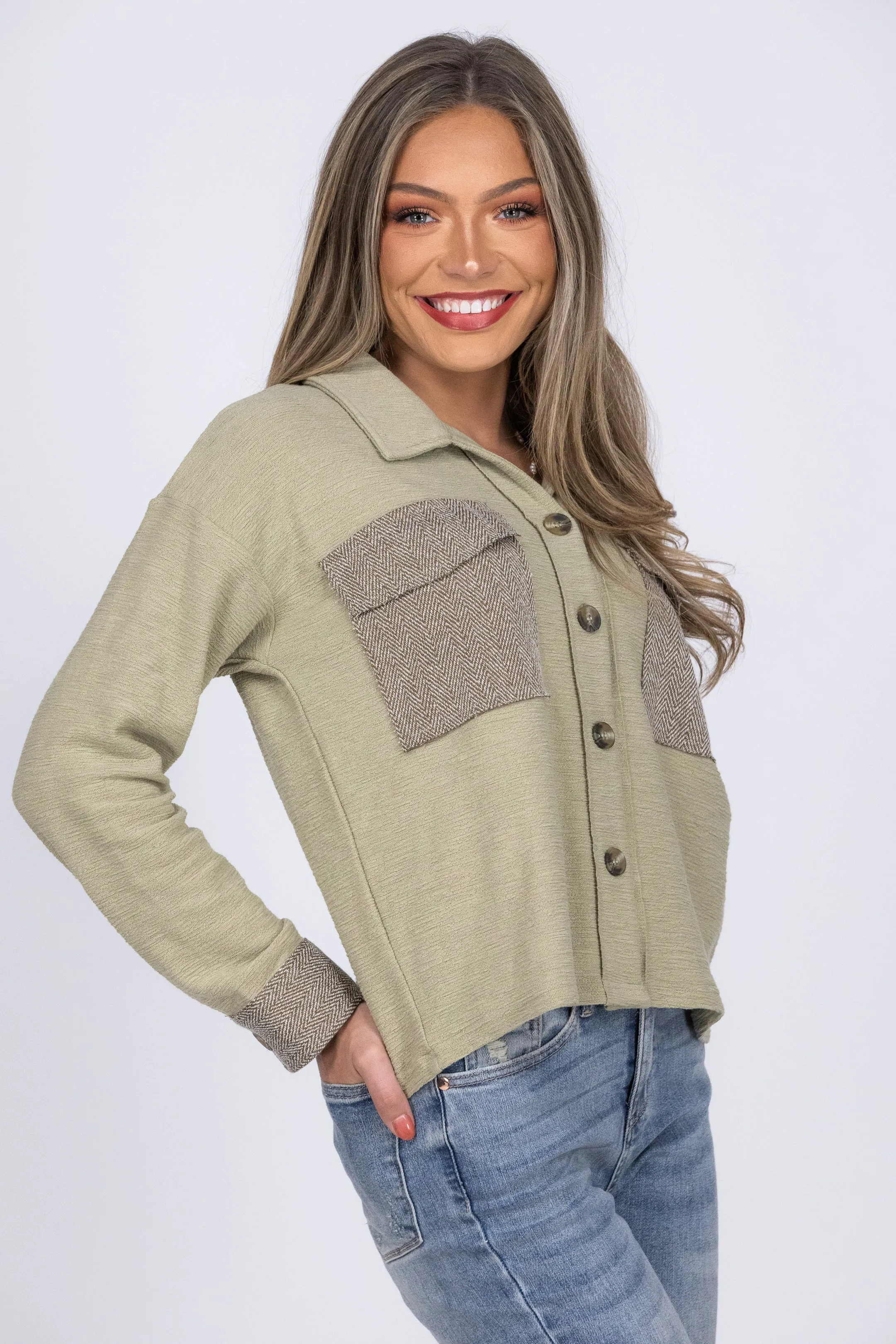 Go Ahead and Get It Women's Front Pocket Jacket * Final Sale*