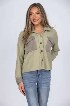 Go Ahead and Get It Women's Front Pocket Jacket * Final Sale*