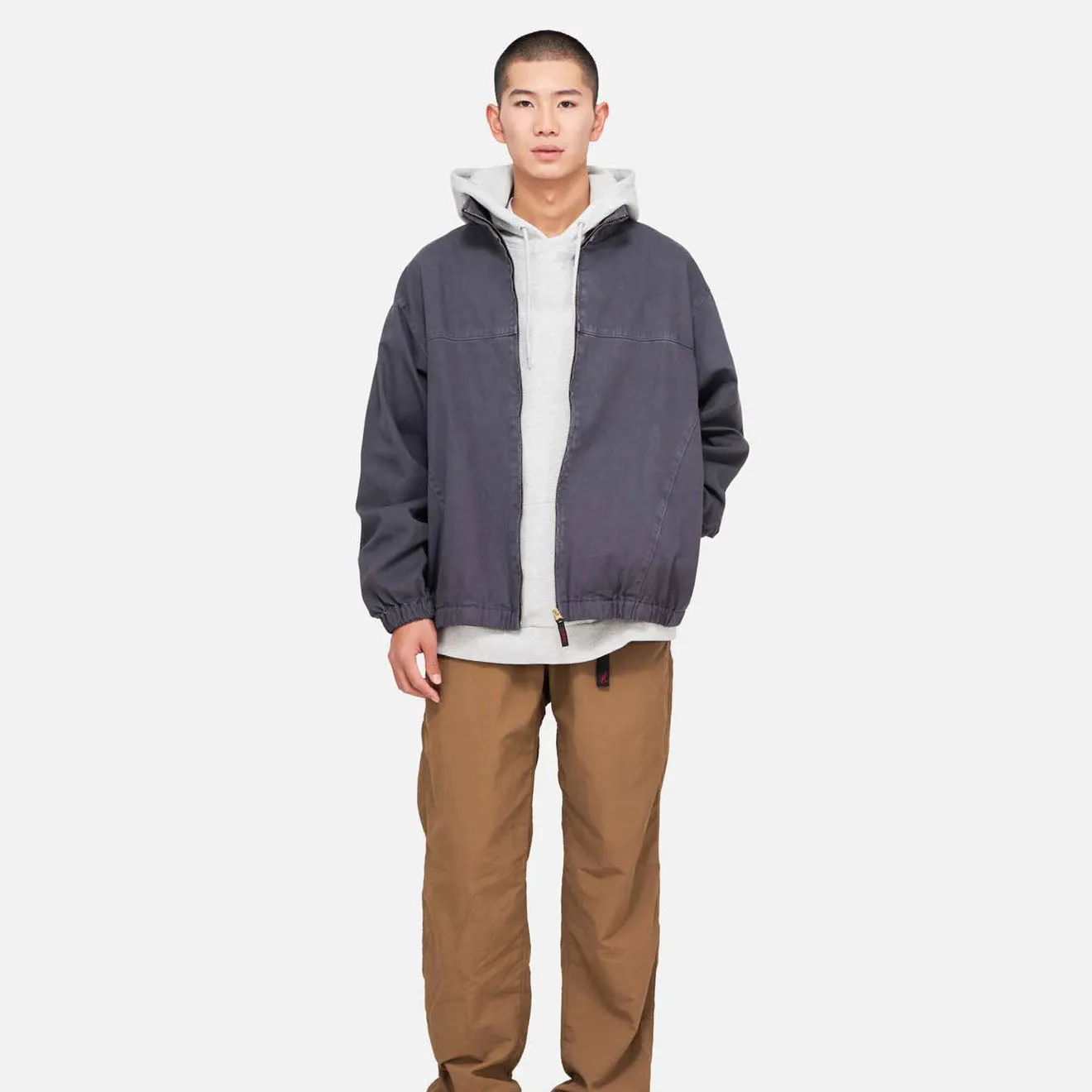 Gramicci Twill-Around Jacket Fossil Grey Pigment