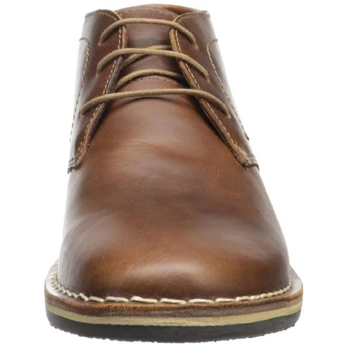 Harken Mens Leather Plain Toe Chukka Boots