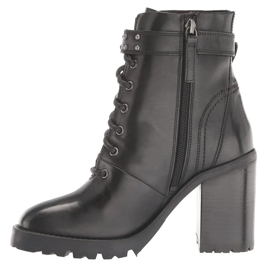 Harley Davidson Adina Full Grain Leather Block Heel Women's Riding Boots