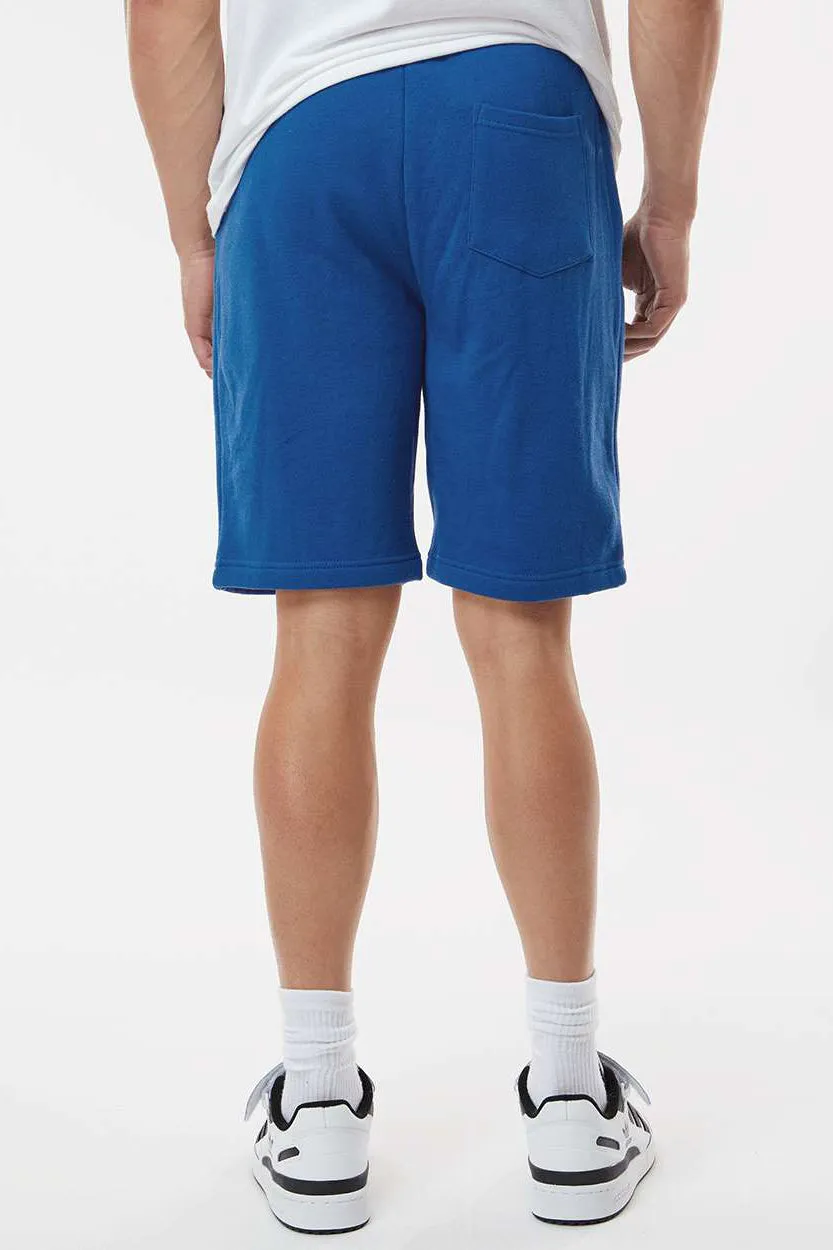 Independent Trading Company Mens Fleece Shorts w/ Pockets - Royal Blue