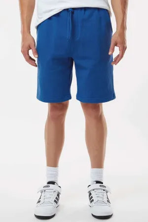 Independent Trading Company Mens Fleece Shorts w/ Pockets - Royal Blue