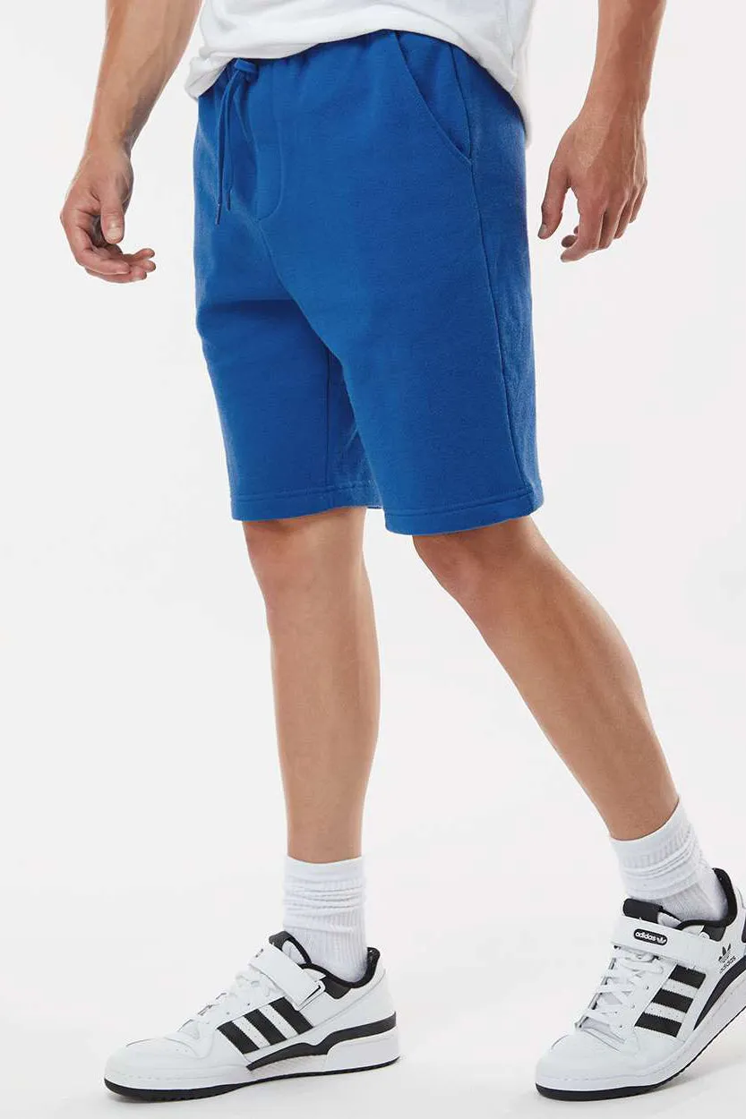 Independent Trading Company Mens Fleece Shorts w/ Pockets - Royal Blue
