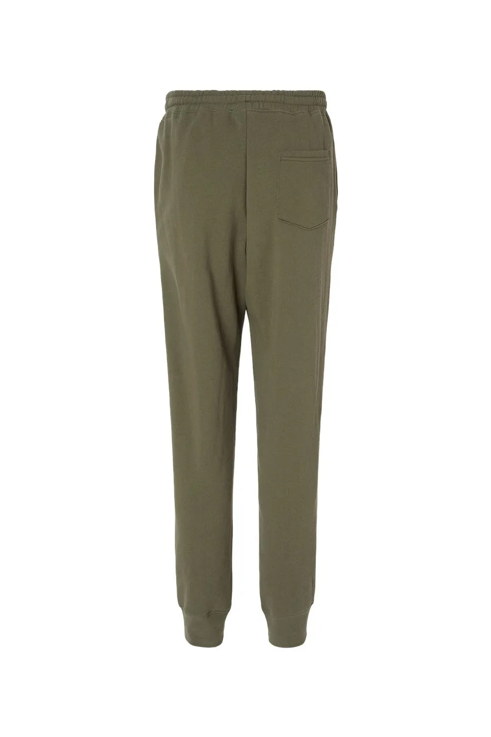 Independent Trading Company Mens Fleece Sweatpants w/ Pockets - Army Green