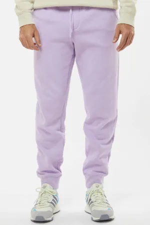 Independent Trading Company Mens Fleece Sweatpants w/ Pockets - Lavender Purple