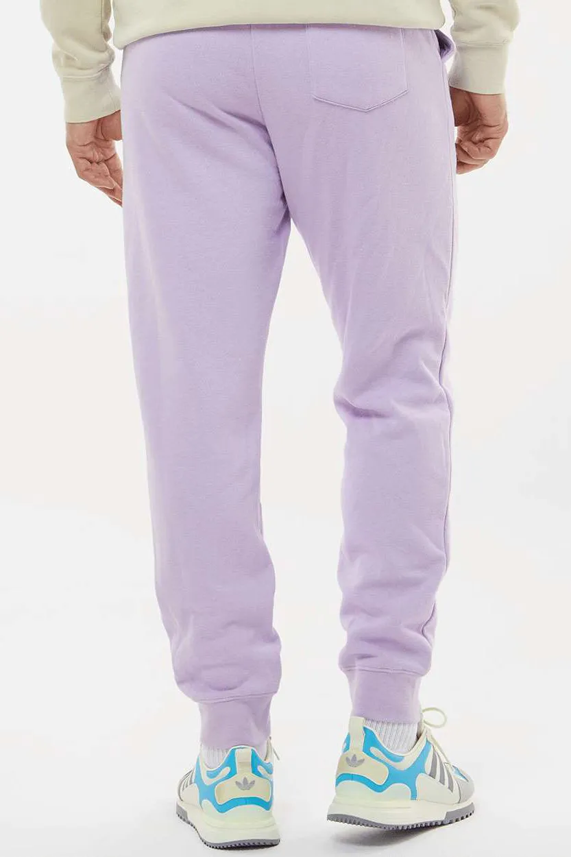 Independent Trading Company Mens Fleece Sweatpants w/ Pockets - Lavender Purple