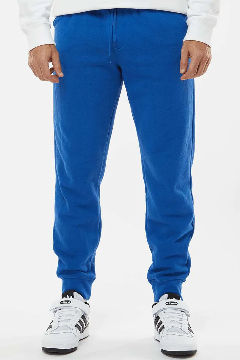Independent Trading Company Mens Fleece Sweatpants w/ Pockets - Royal Blue