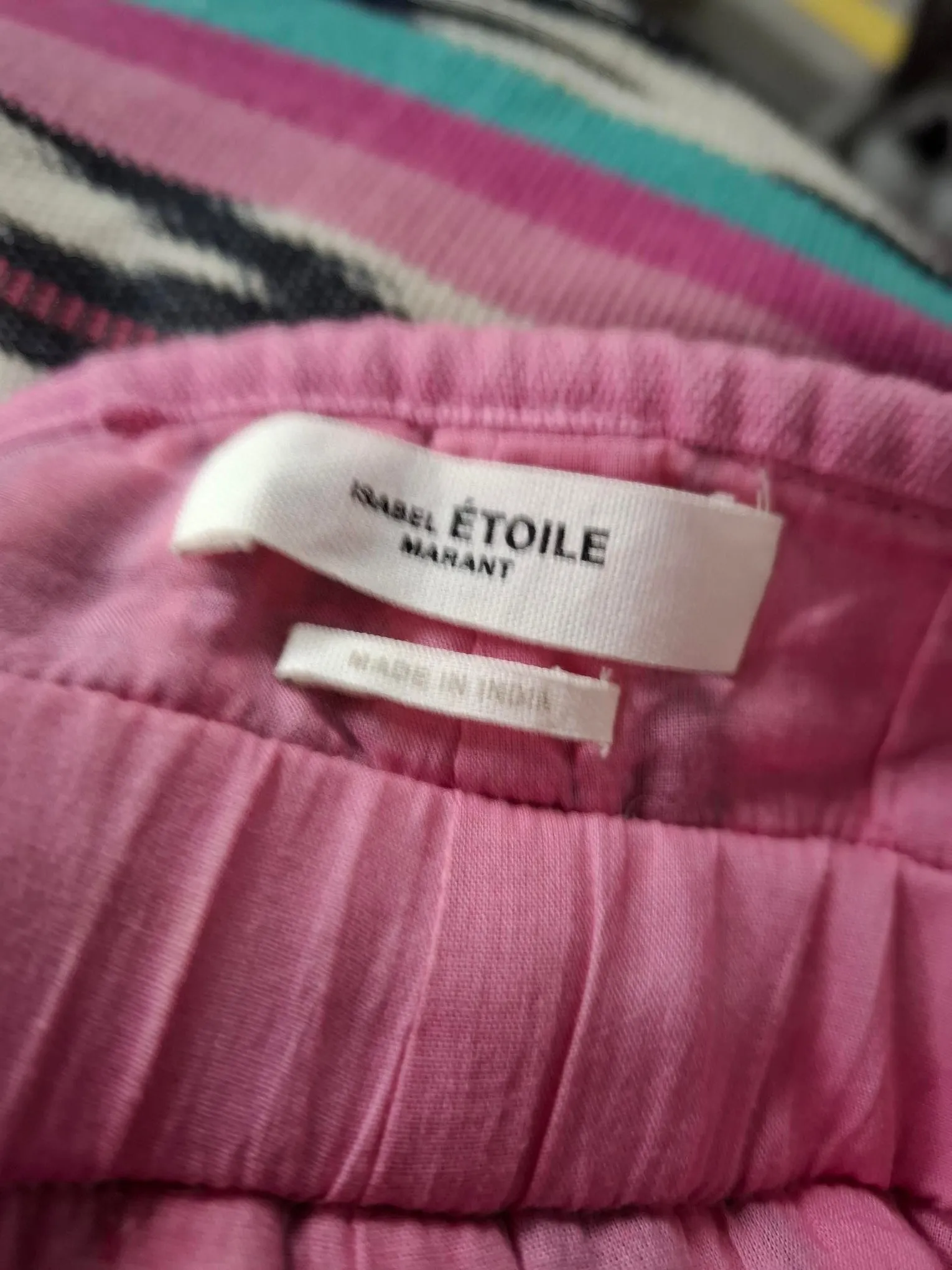 Isabel Marant Étoile Inima Ikat Jacquard Shorts in Pink Cotton