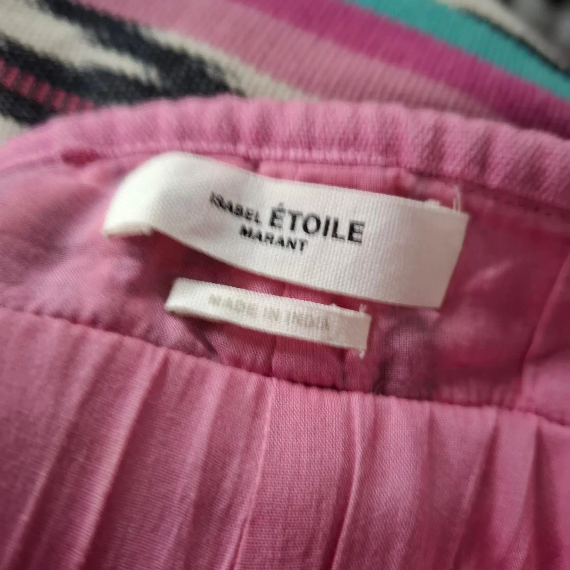Isabel Marant Étoile Inima Ikat Jacquard Shorts in Pink Cotton