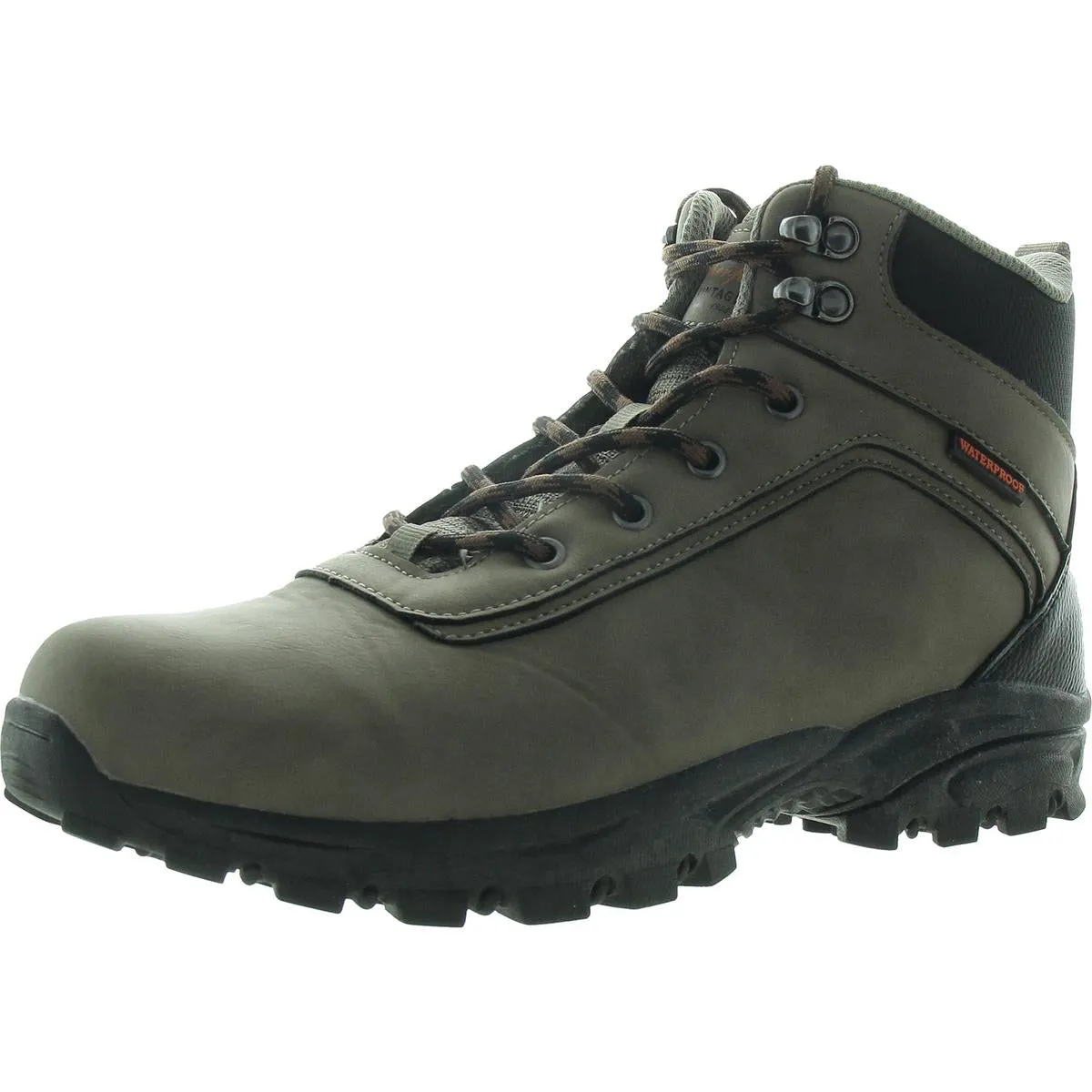 Jace Mens Faux Leather Outdoor Hiking Boots