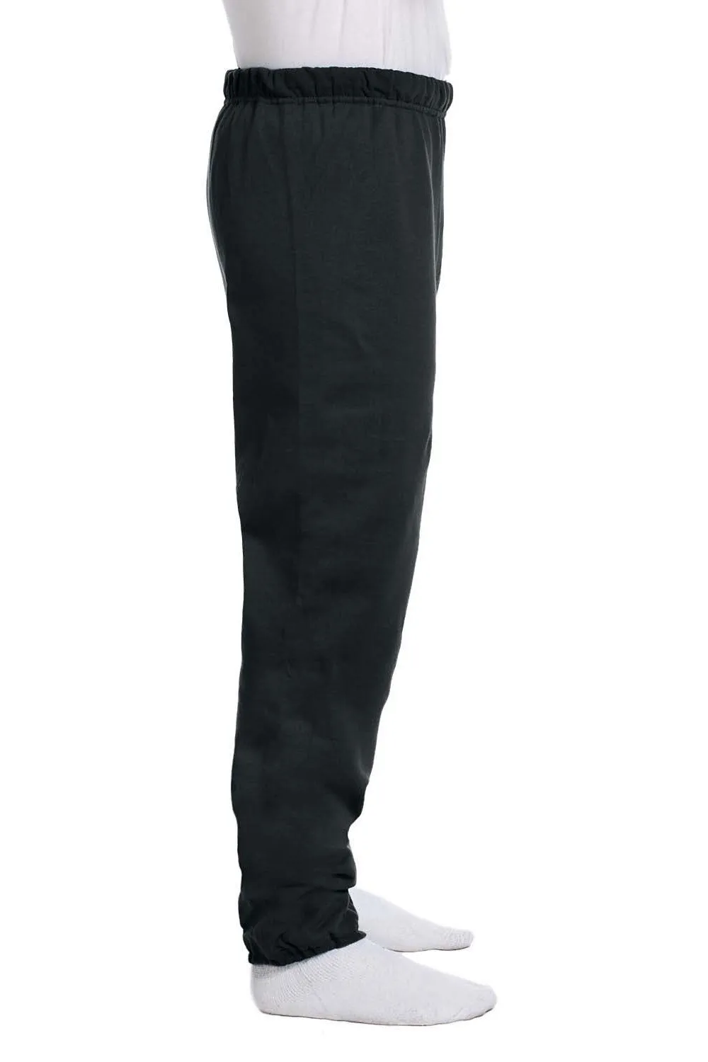 Jerzees Mens NuBlend Pill Resistant Fleece Sweatpants - Black