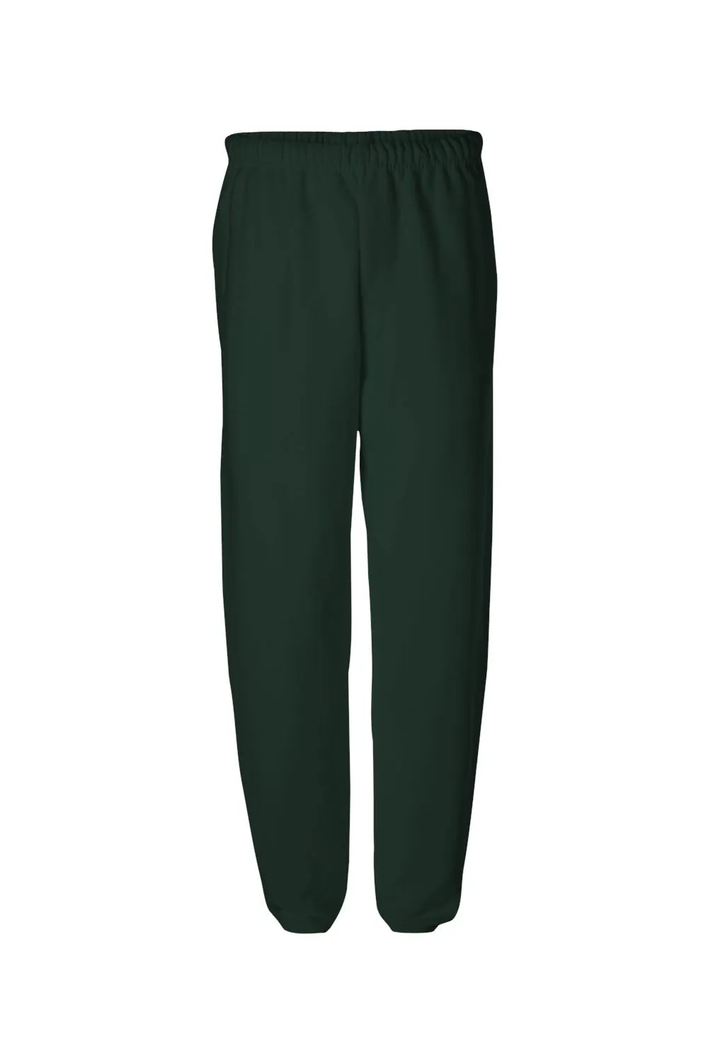 Jerzees Mens NuBlend Pill Resistant Fleece Sweatpants - Forest Green