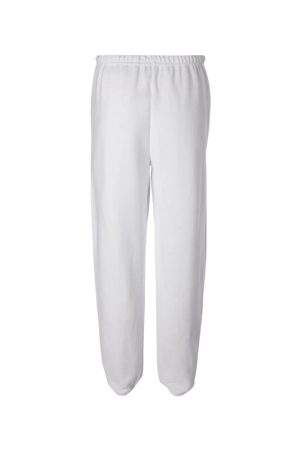 Jerzees Mens NuBlend Pill Resistant Fleece Sweatpants - White