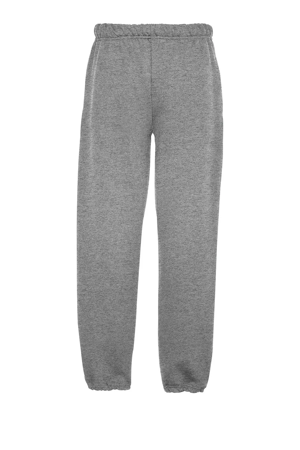 Jerzees Mens Super Sweats NuBlend Pill Resistant Fleece Sweatpants w/ Pockets - Oxford Grey
