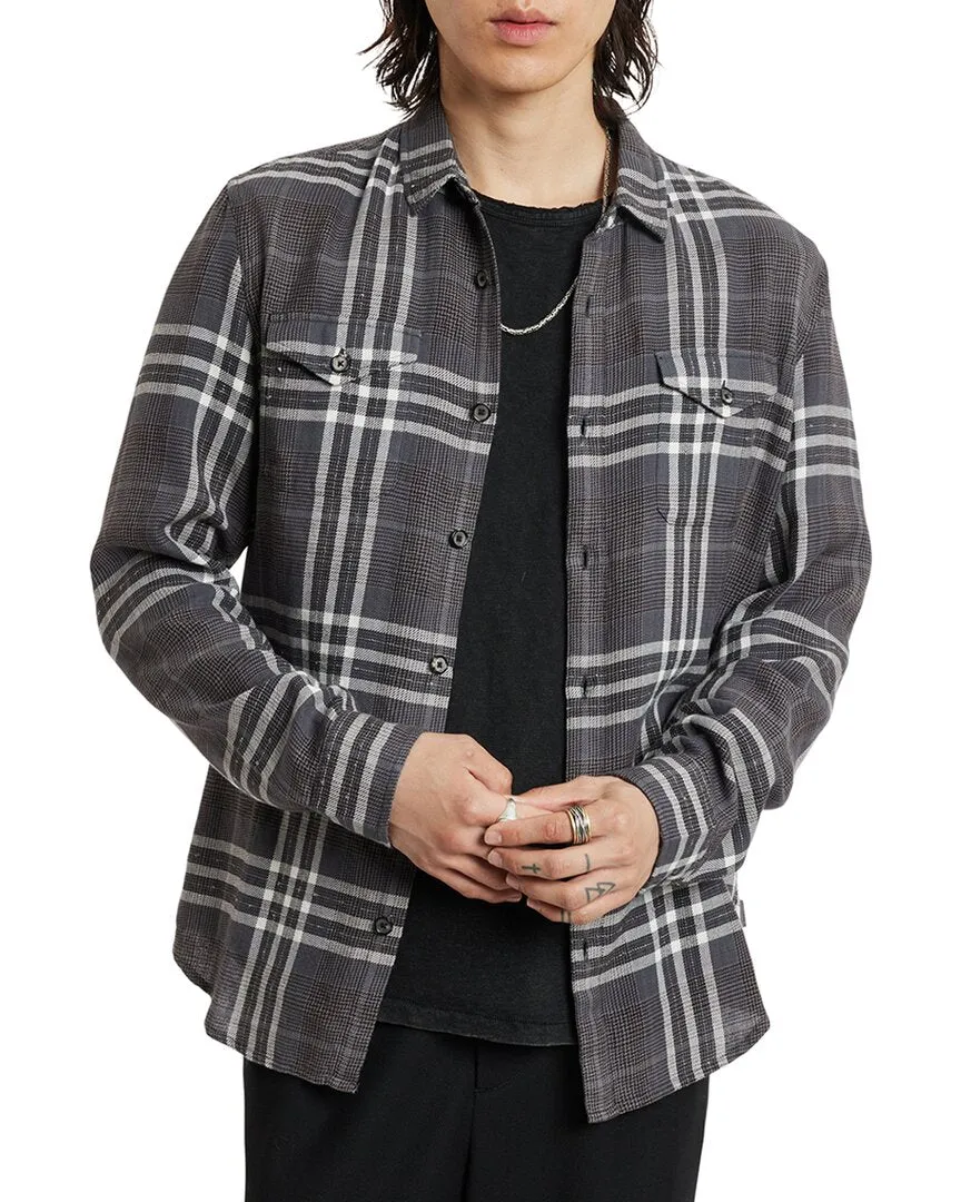 John Varvatos Dale Yarn Dye Sport Shirt