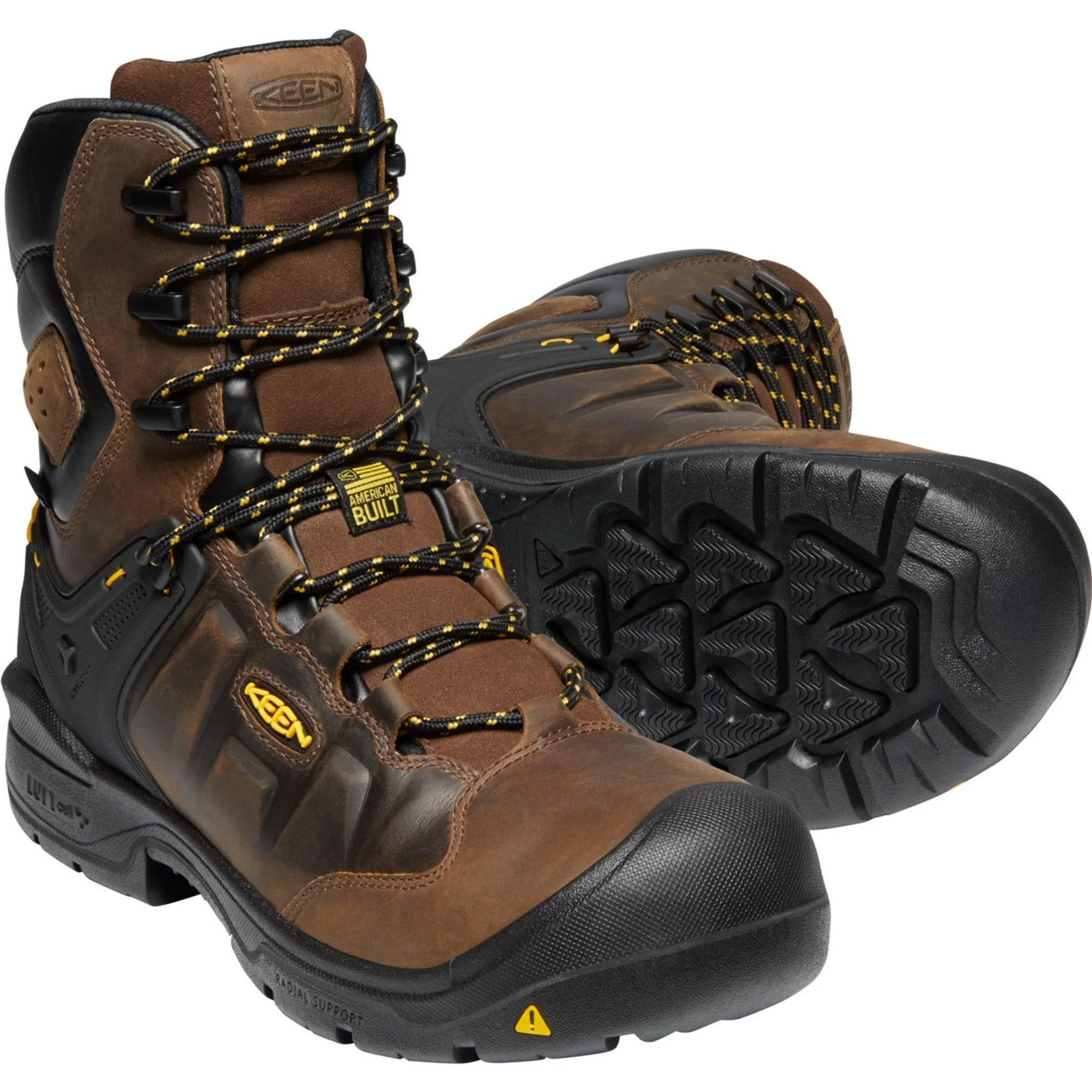 KEEN DOVER 8" INSULATED WATERPROOF CARBON-FIBER TOE WIDE