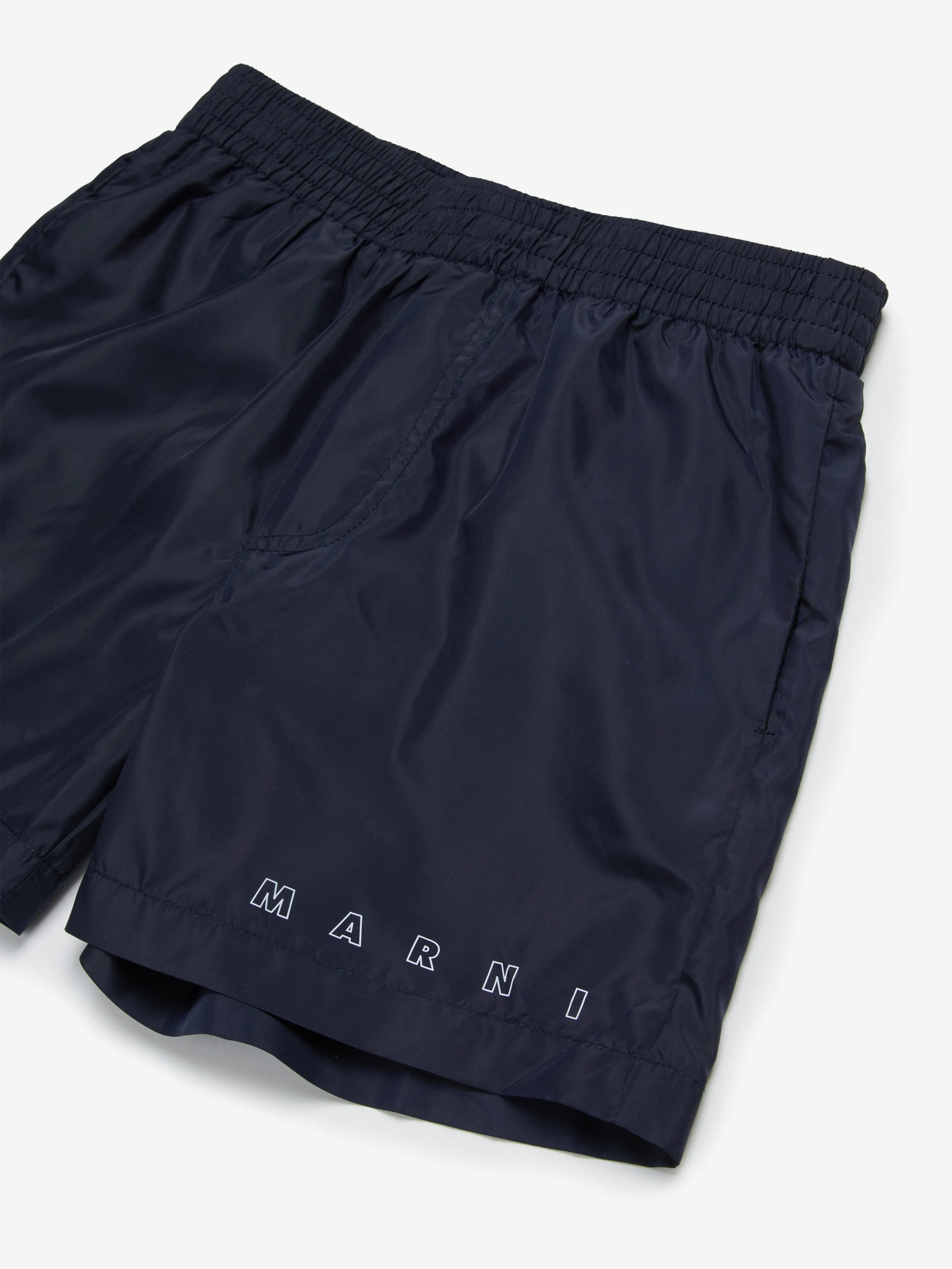 Kids Logo Swim Shorts in Navy