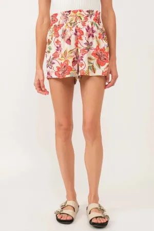 Koa Botanical Shorts In Ivory
