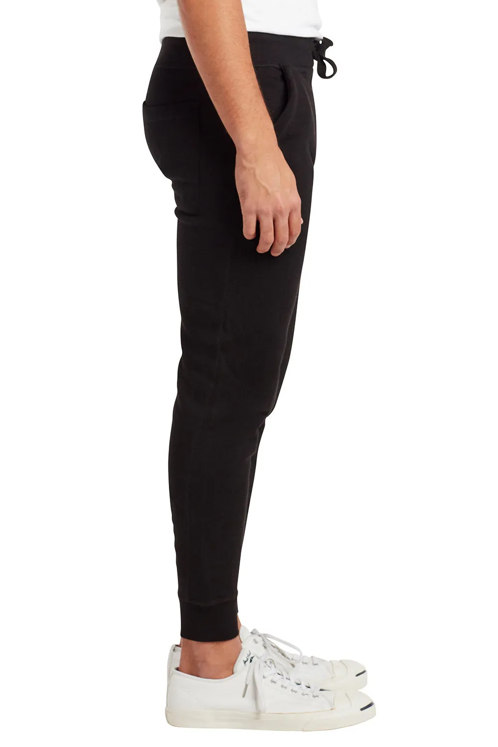Lane Seven Mens Premium Jogger Sweatpants w/ Pockets - Black