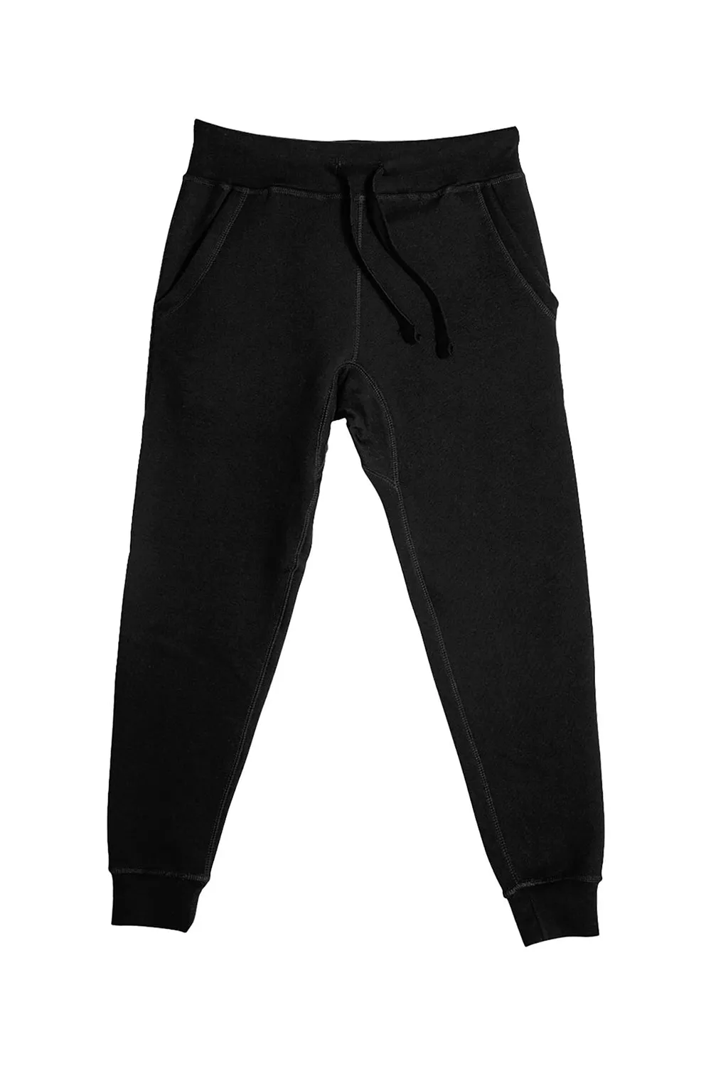 Lane Seven Mens Premium Jogger Sweatpants w/ Pockets - Black