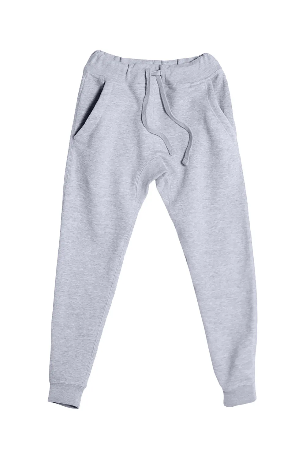 Lane Seven Mens Premium Jogger Sweatpants w/ Pockets - Heather Grey