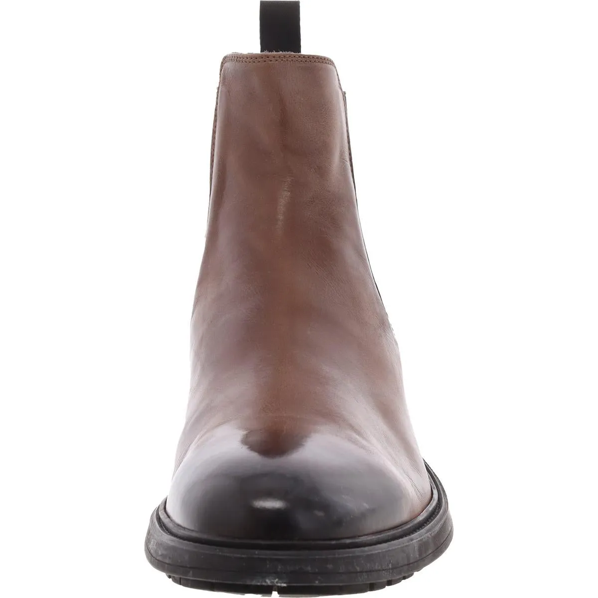 LARGO Mens Laceless Leather Chukka Boots