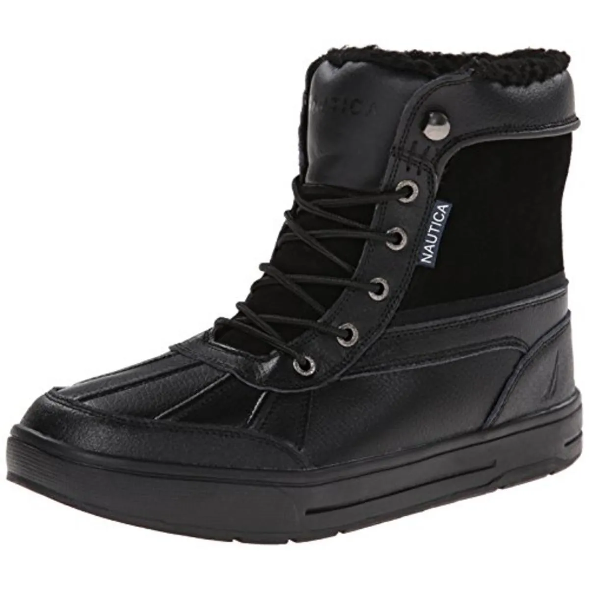 Lockview Mens Leather Fleece Lined Casual Boots