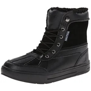 Lockview Mens Leather Fleece Lined Casual Boots