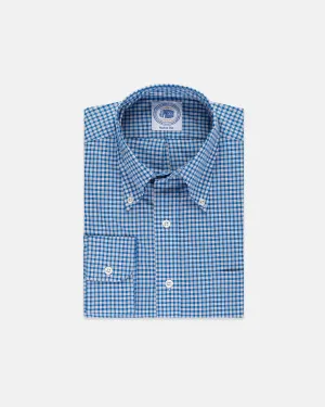 LONG SLEEVE SPORT SHIRT - BLUE CHECK