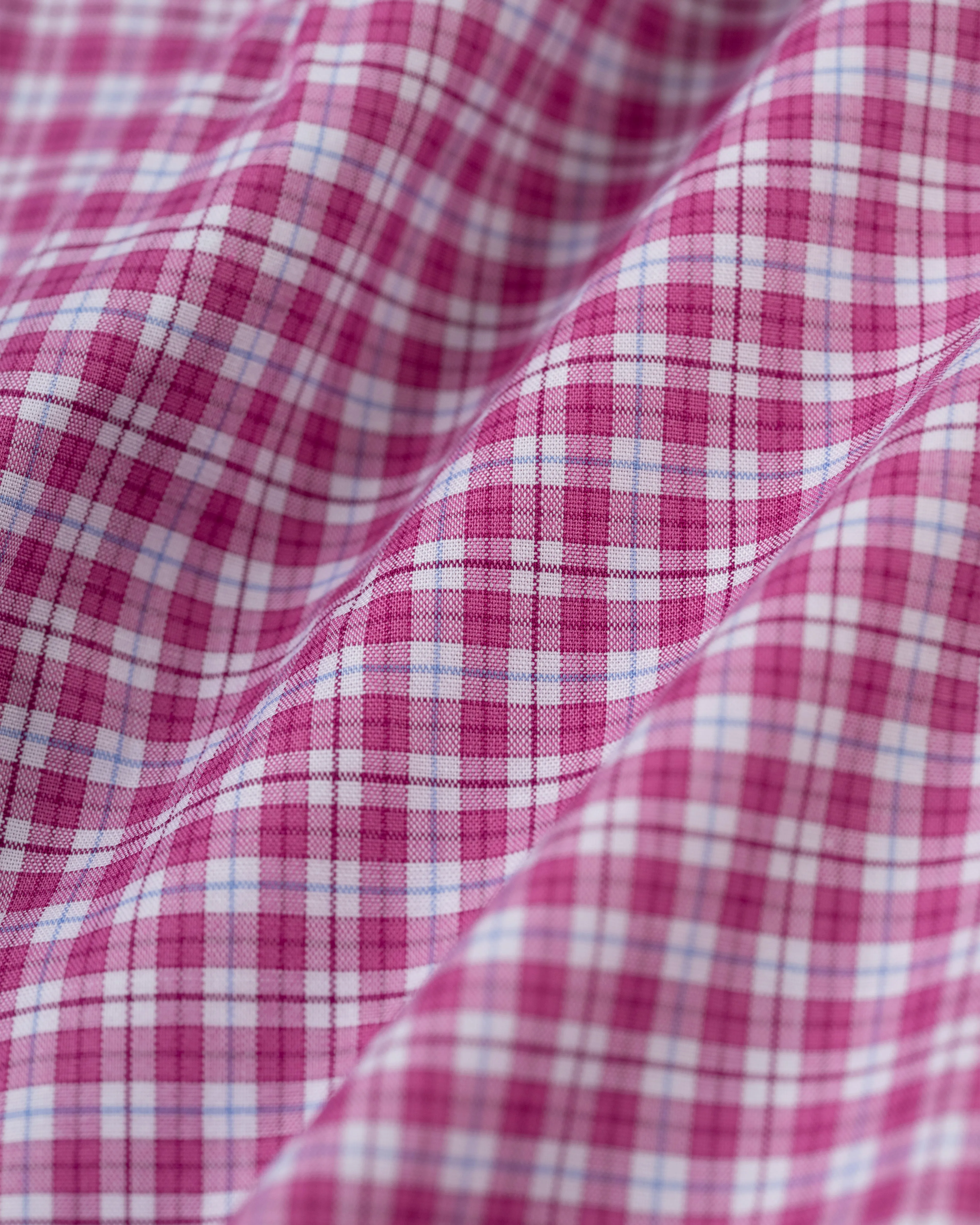 LONG SLEEVE SPORT SHIRT - PINK CHECK