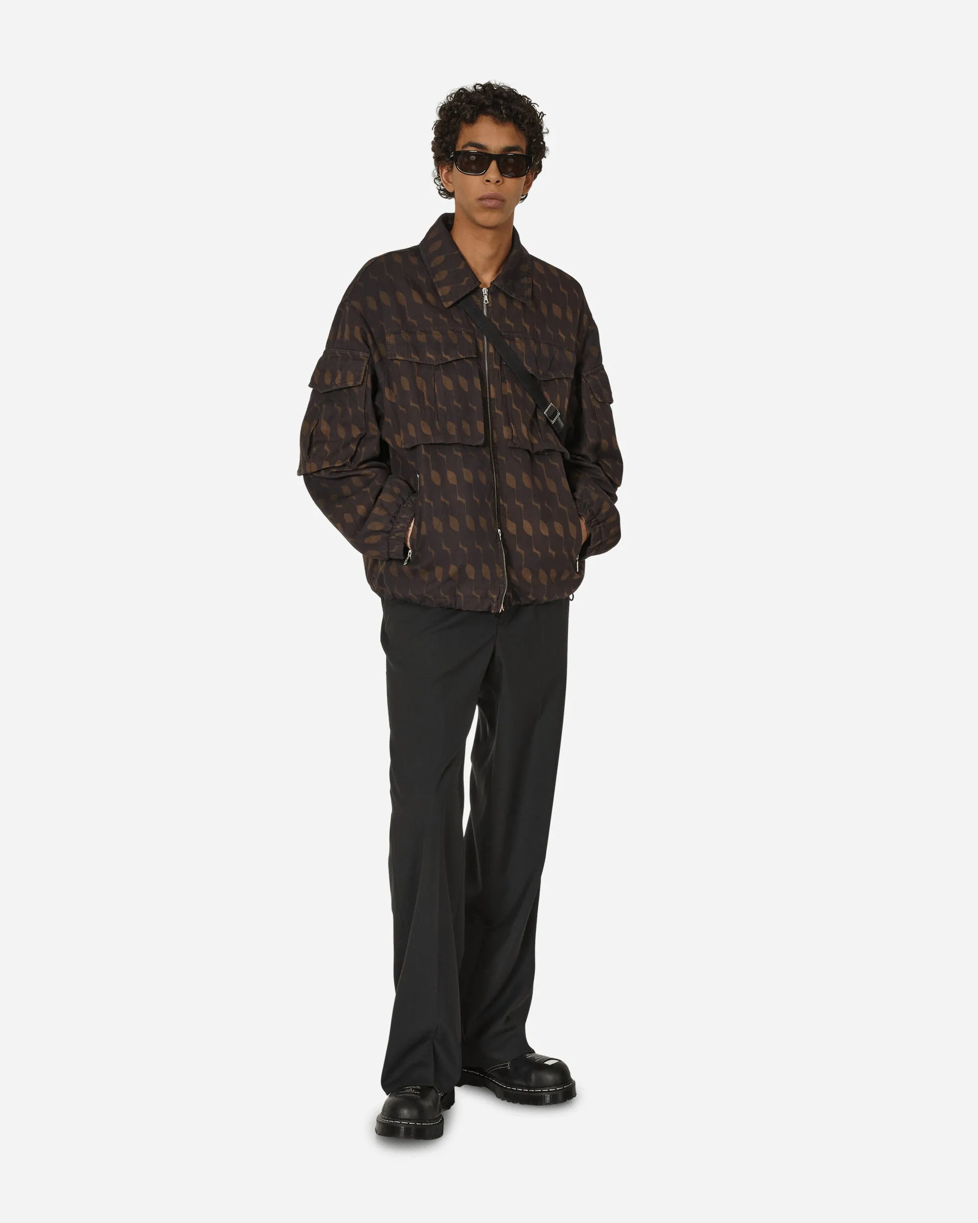 Loose Overdyed Jacket Purple