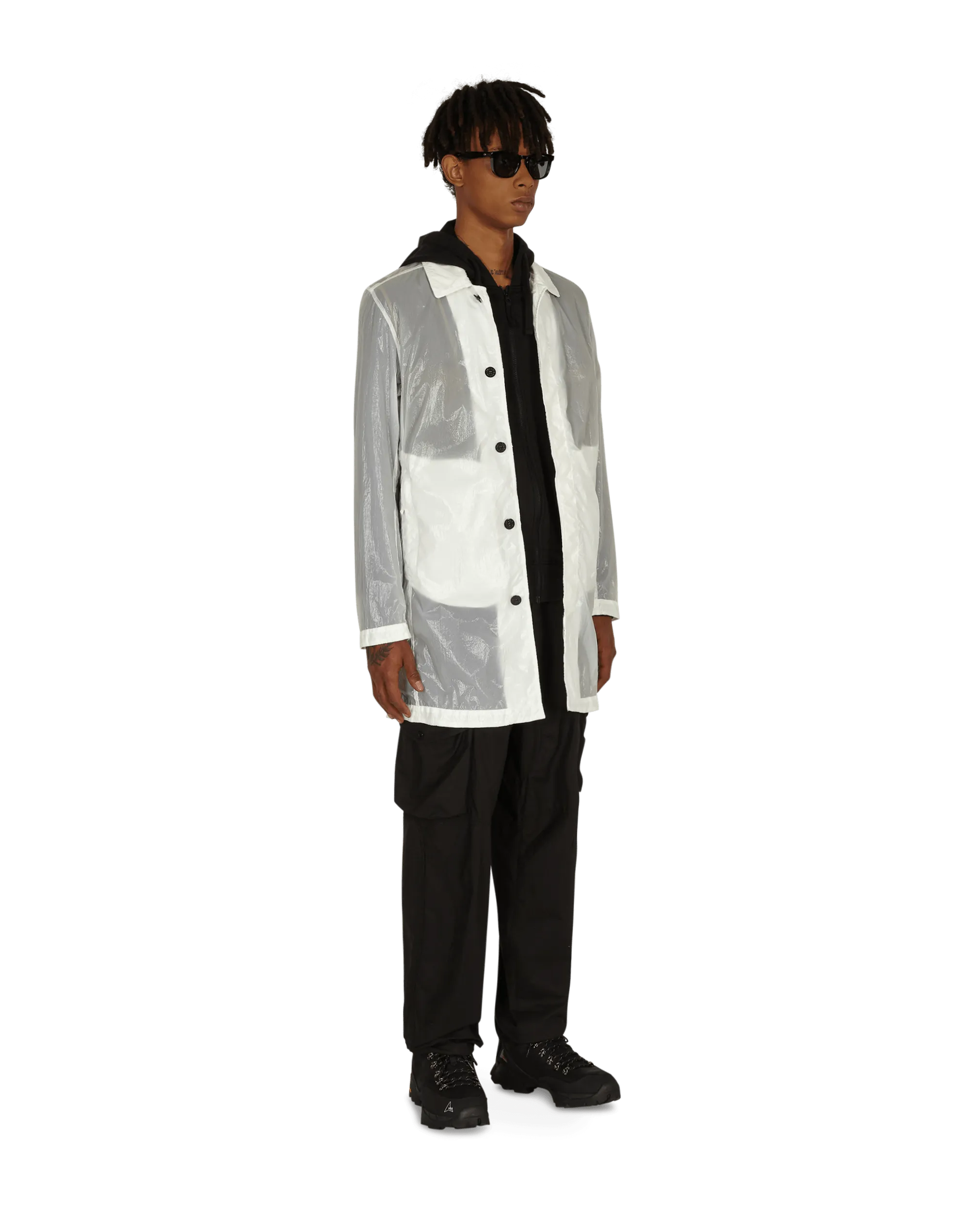 Lucido-TC Packable Coat White