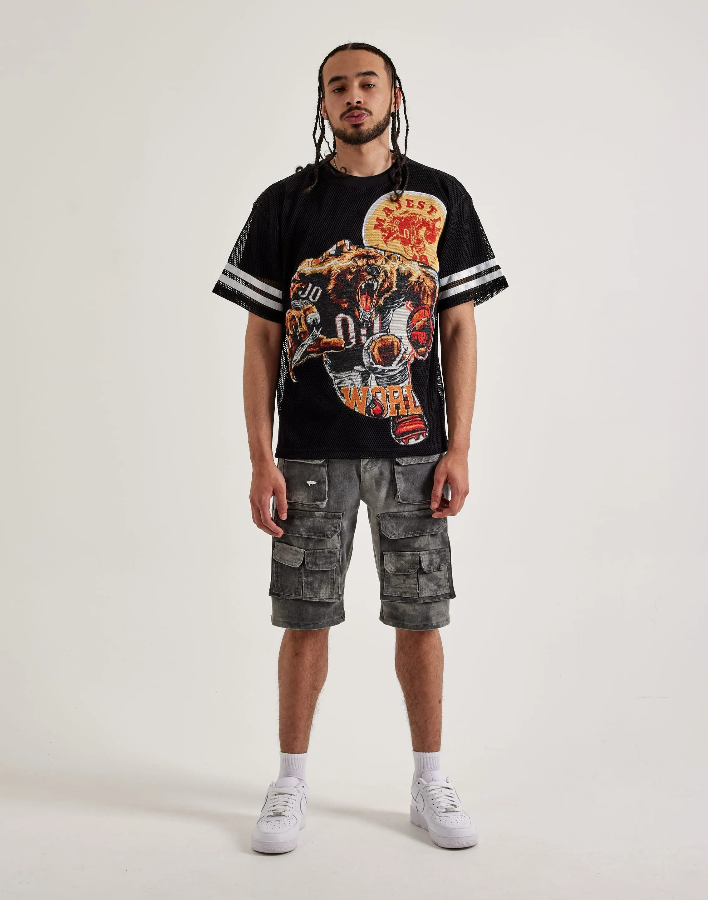 Majestik Bear Mesh Tee