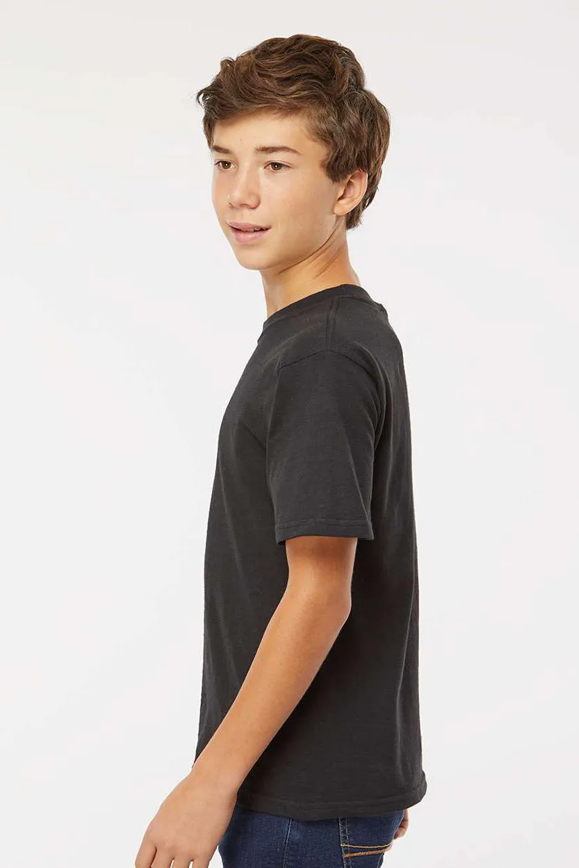 M&O Youth Gold Soft Touch Short Sleeve Crewneck T-Shirt - Black