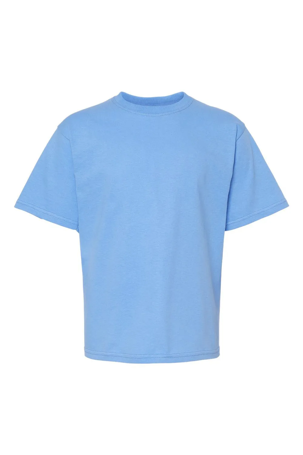 M&O Youth Gold Soft Touch Short Sleeve Crewneck T-Shirt - Carolina Blue