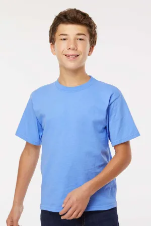 M&O Youth Gold Soft Touch Short Sleeve Crewneck T-Shirt - Carolina Blue