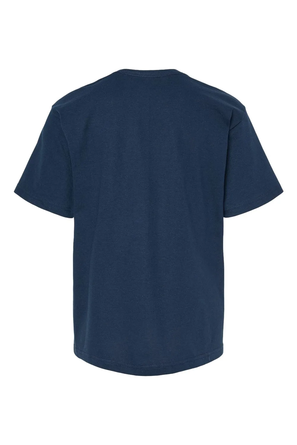 M&O Youth Gold Soft Touch Short Sleeve Crewneck T-Shirt - Deep Navy Blue