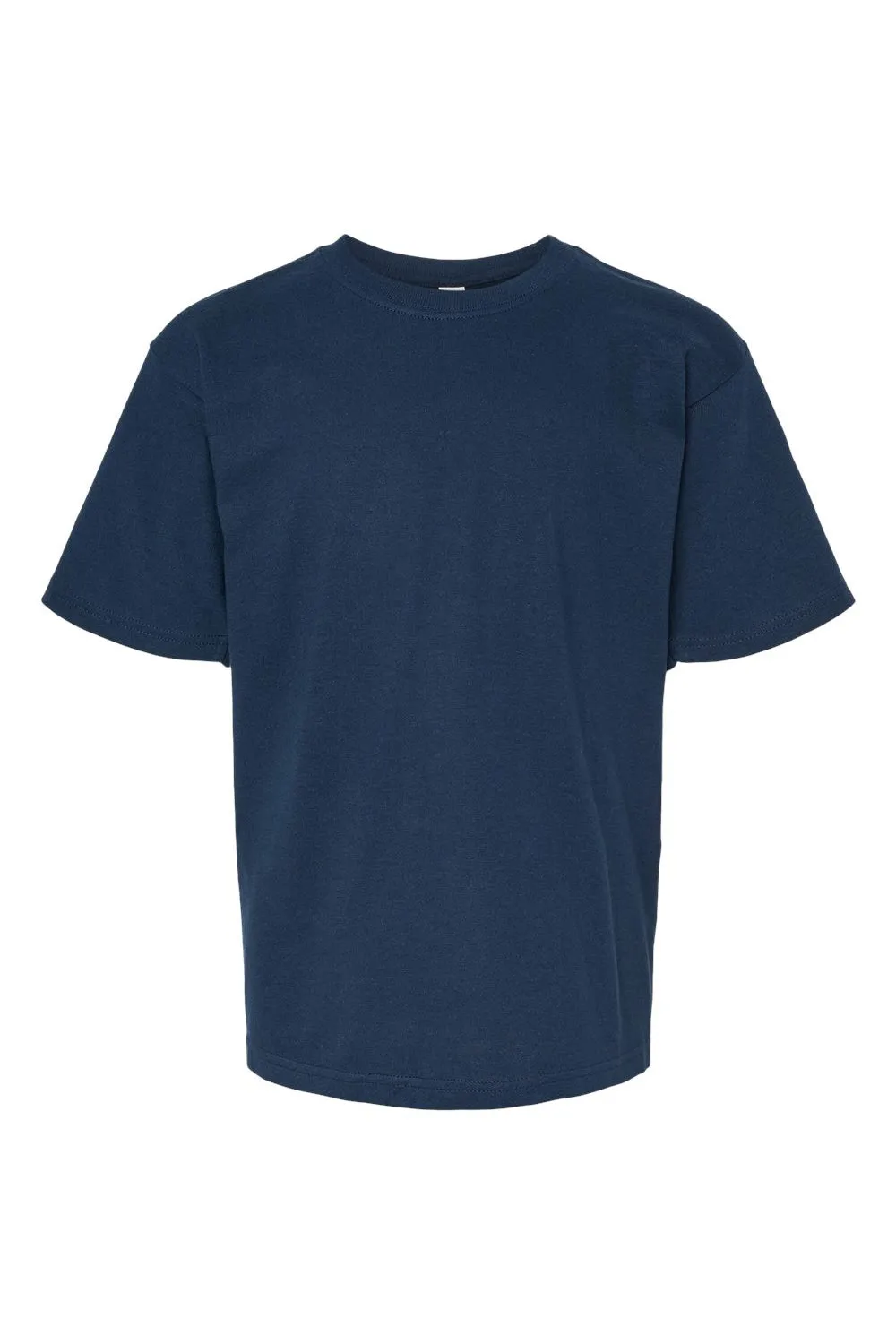 M&O Youth Gold Soft Touch Short Sleeve Crewneck T-Shirt - Deep Navy Blue