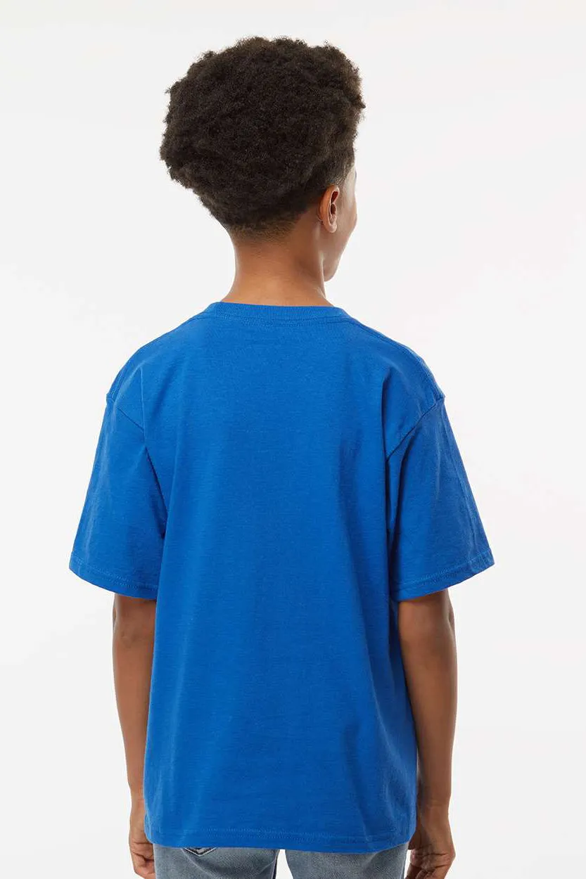 M&O Youth Gold Soft Touch Short Sleeve Crewneck T-Shirt - Royal Blue