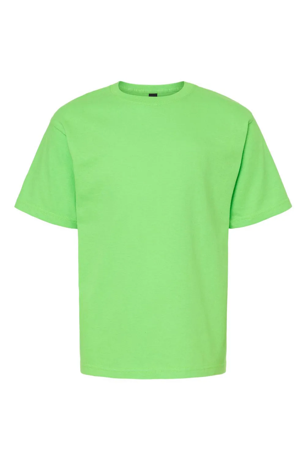 M&O Youth Gold Soft Touch Short Sleeve Crewneck T-Shirt - Vivid Lime Green