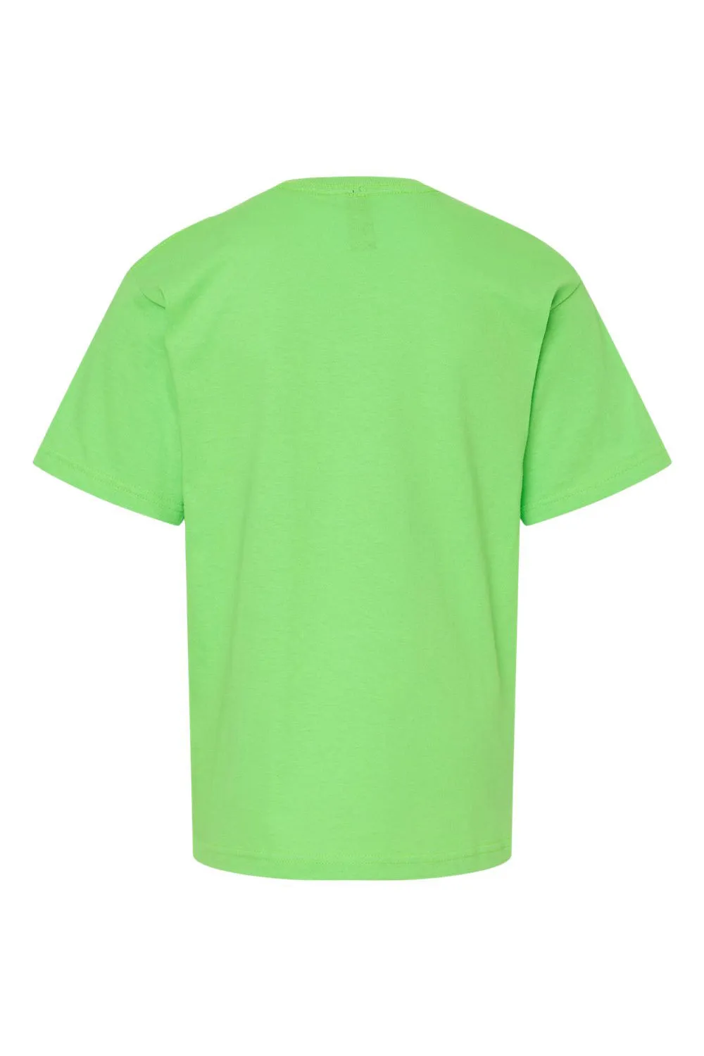 M&O Youth Gold Soft Touch Short Sleeve Crewneck T-Shirt - Vivid Lime Green