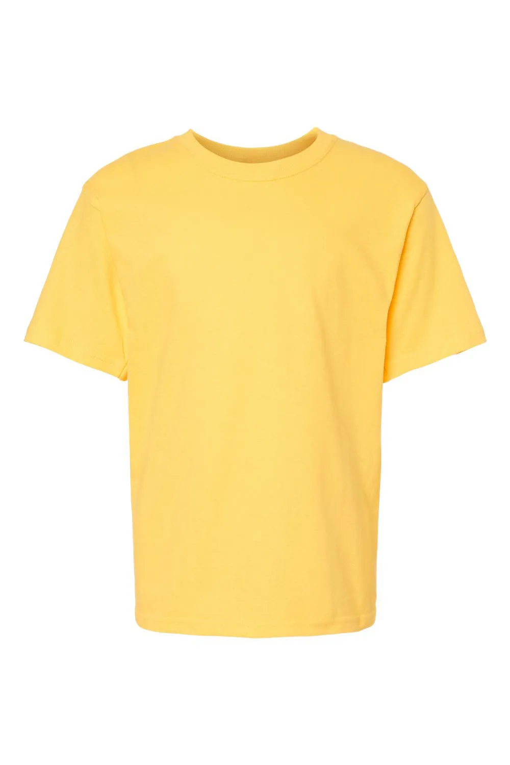 M&O Youth Gold Soft Touch Short Sleeve Crewneck T-Shirt - Yellow